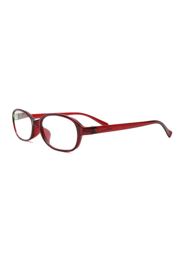 Daiso Oval Reading Glasses - Plus 2.5 - Red - Image 2